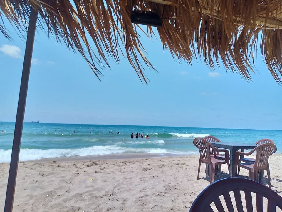 public beach