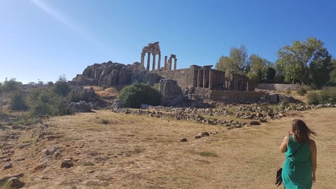 Overlooking Faqra temple and the valley — photograph 2