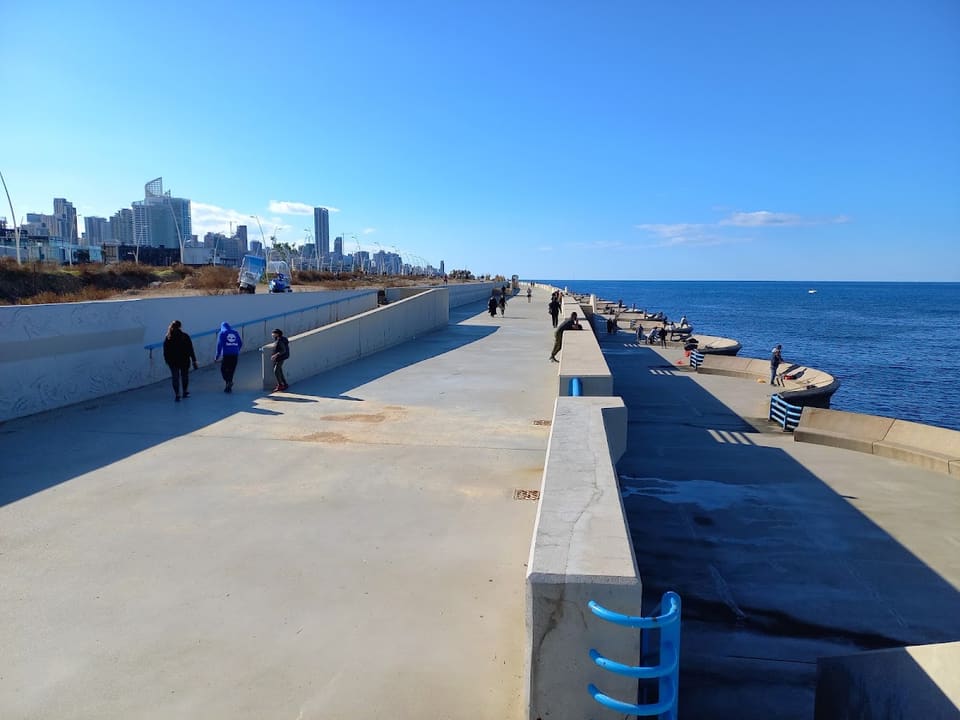Beirut new Sea-Side Park and Cornish