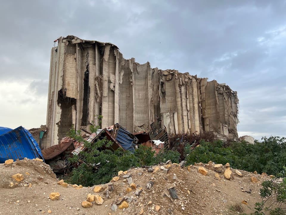 Beirut Port Grain Silos