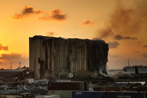 Beirut Port Grain Silos — photograph 3
