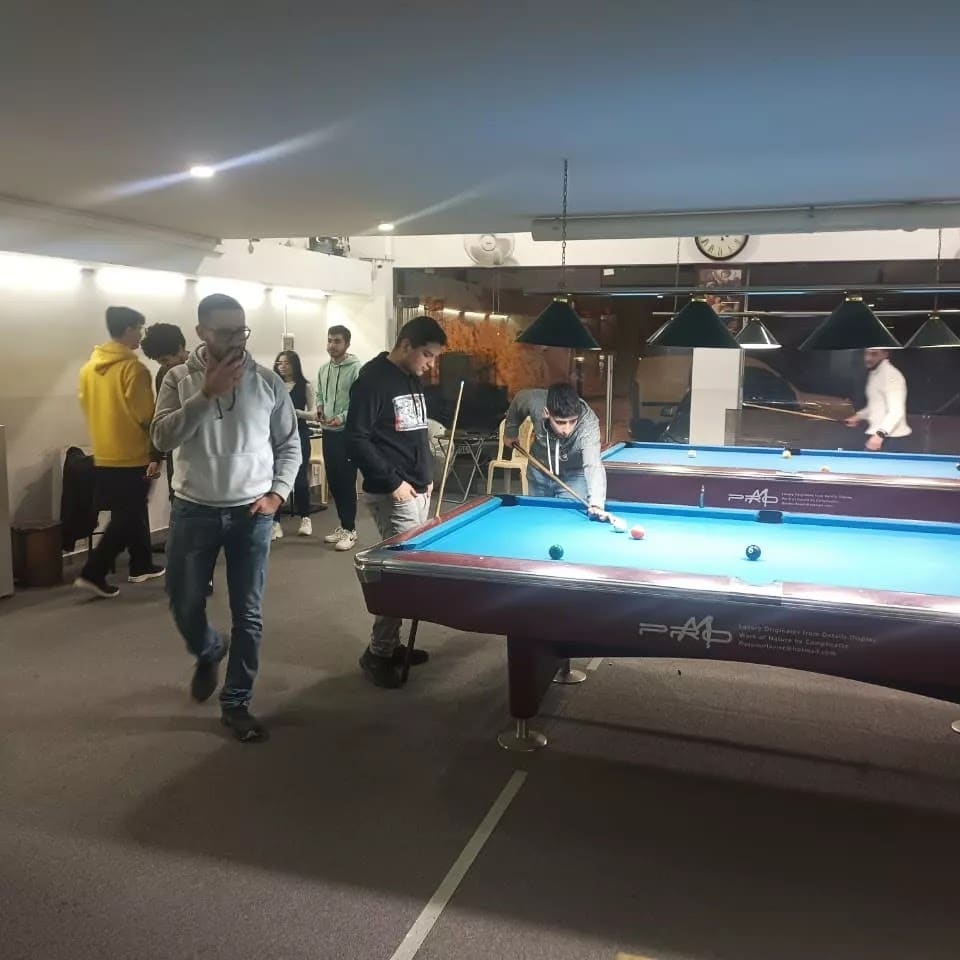 Pool over lounge