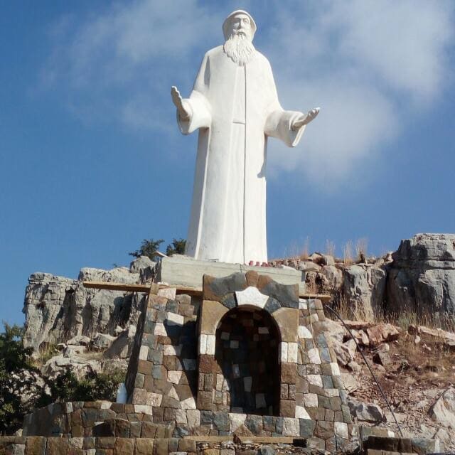 Statue of St. Charbel