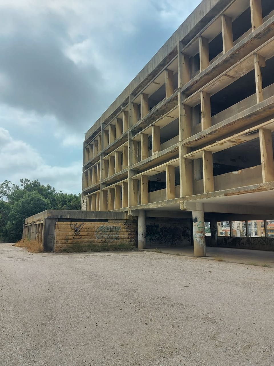 Abandonned Lebanese University Building