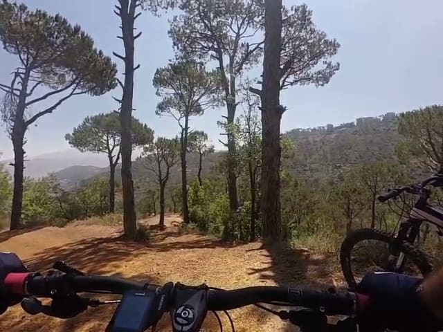 CHOUEIR MTB TRAIL. Departure