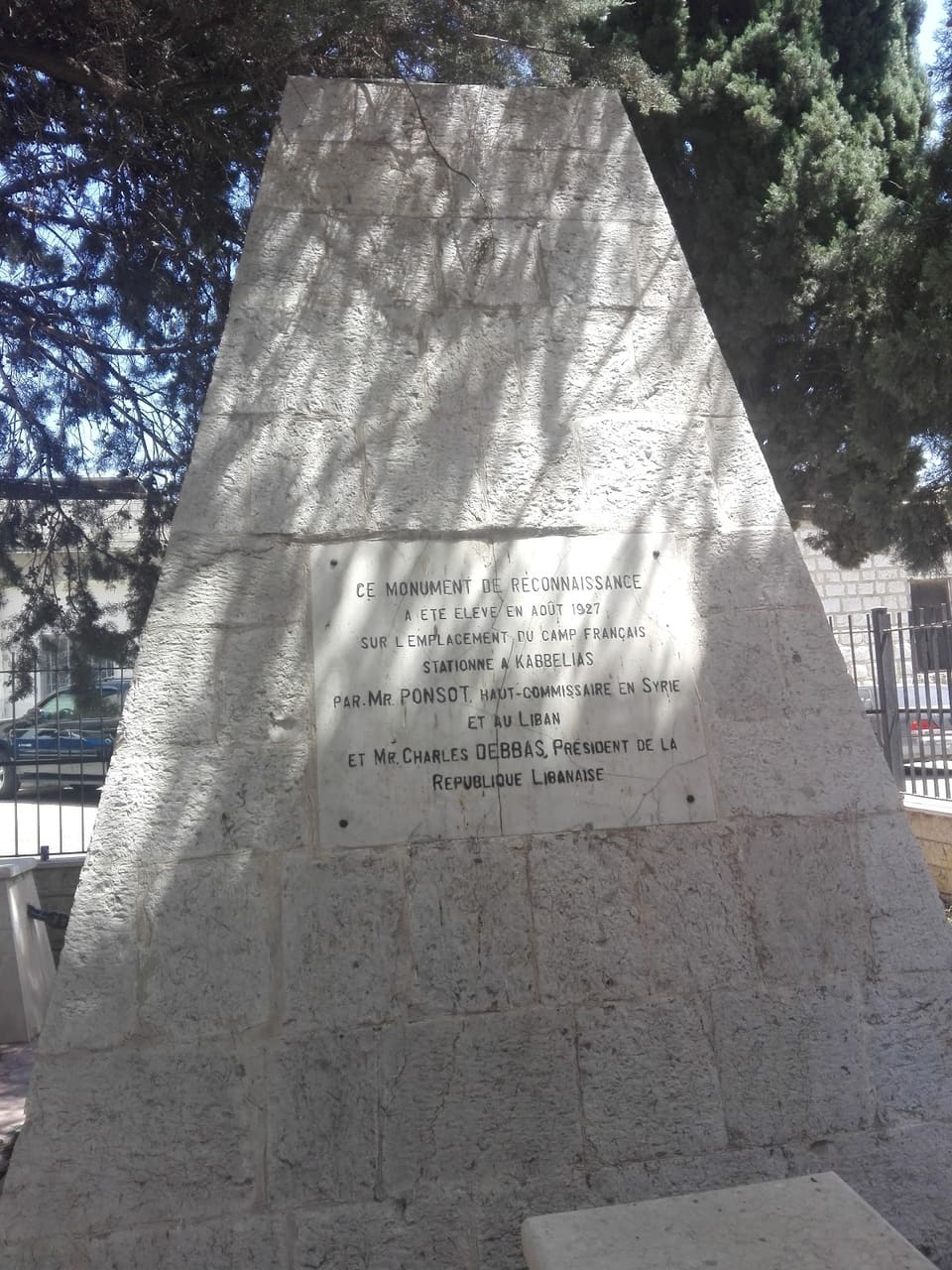 French soldiers monument
