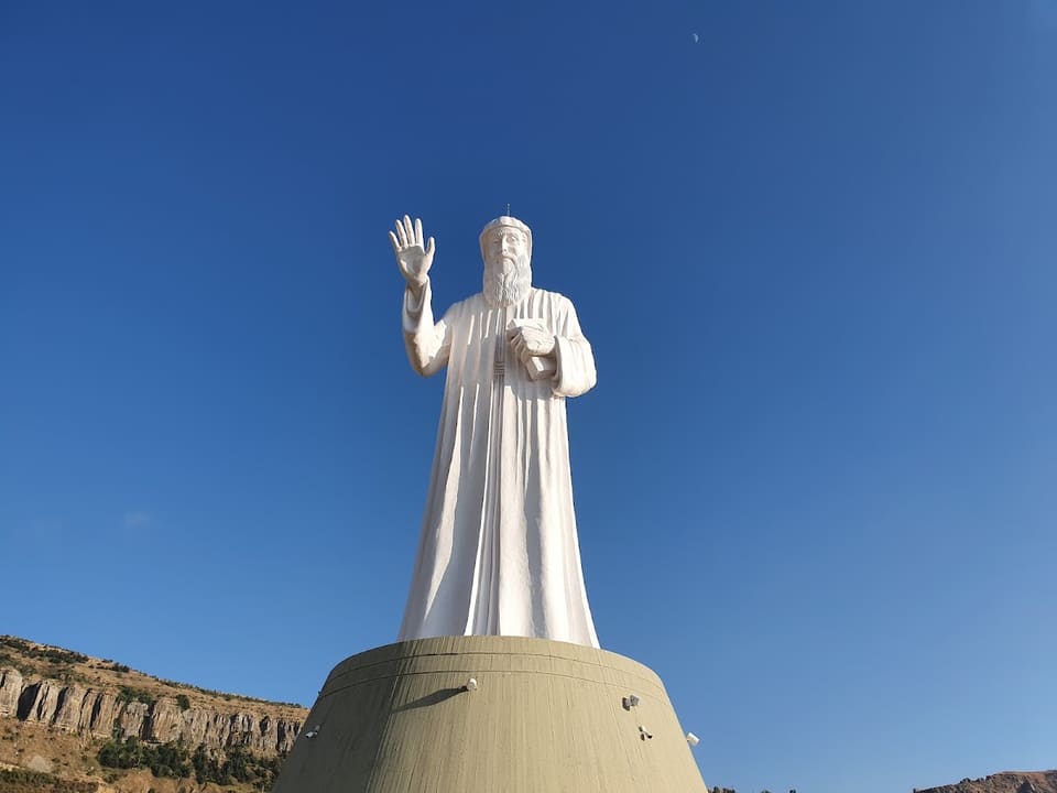 St. Charbel Church & Statue