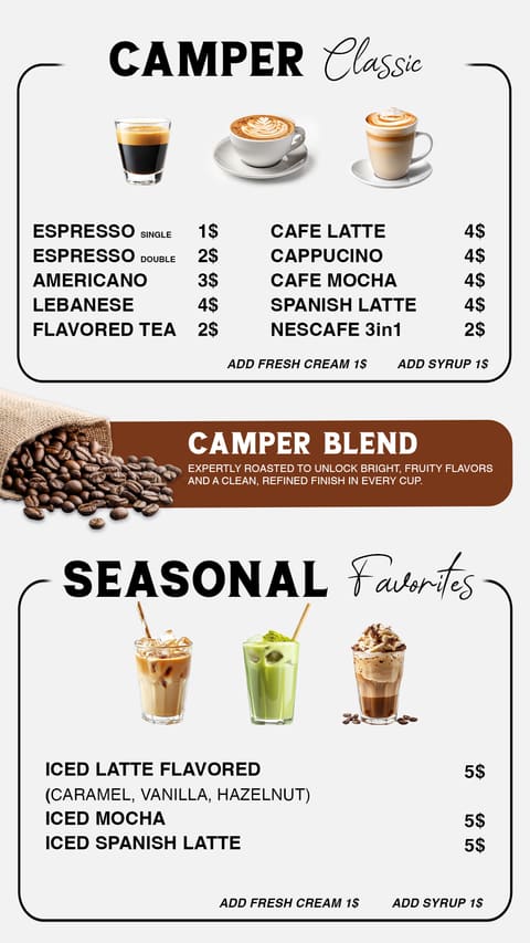 CAMPER COFFEE — photograph 5