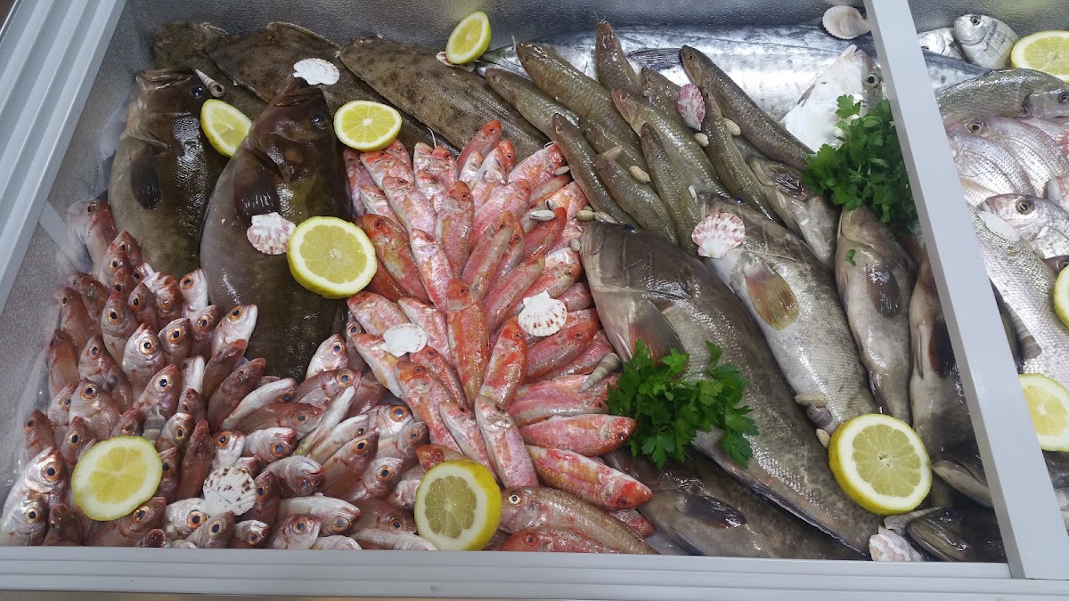 Octopus seafood market
