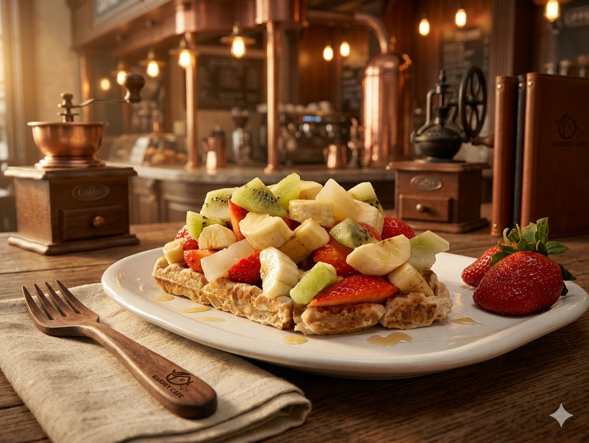 Garden Cafe (Crepe-Waffles-Pancakes-Fresh Juices- Hookah) — photograph 4