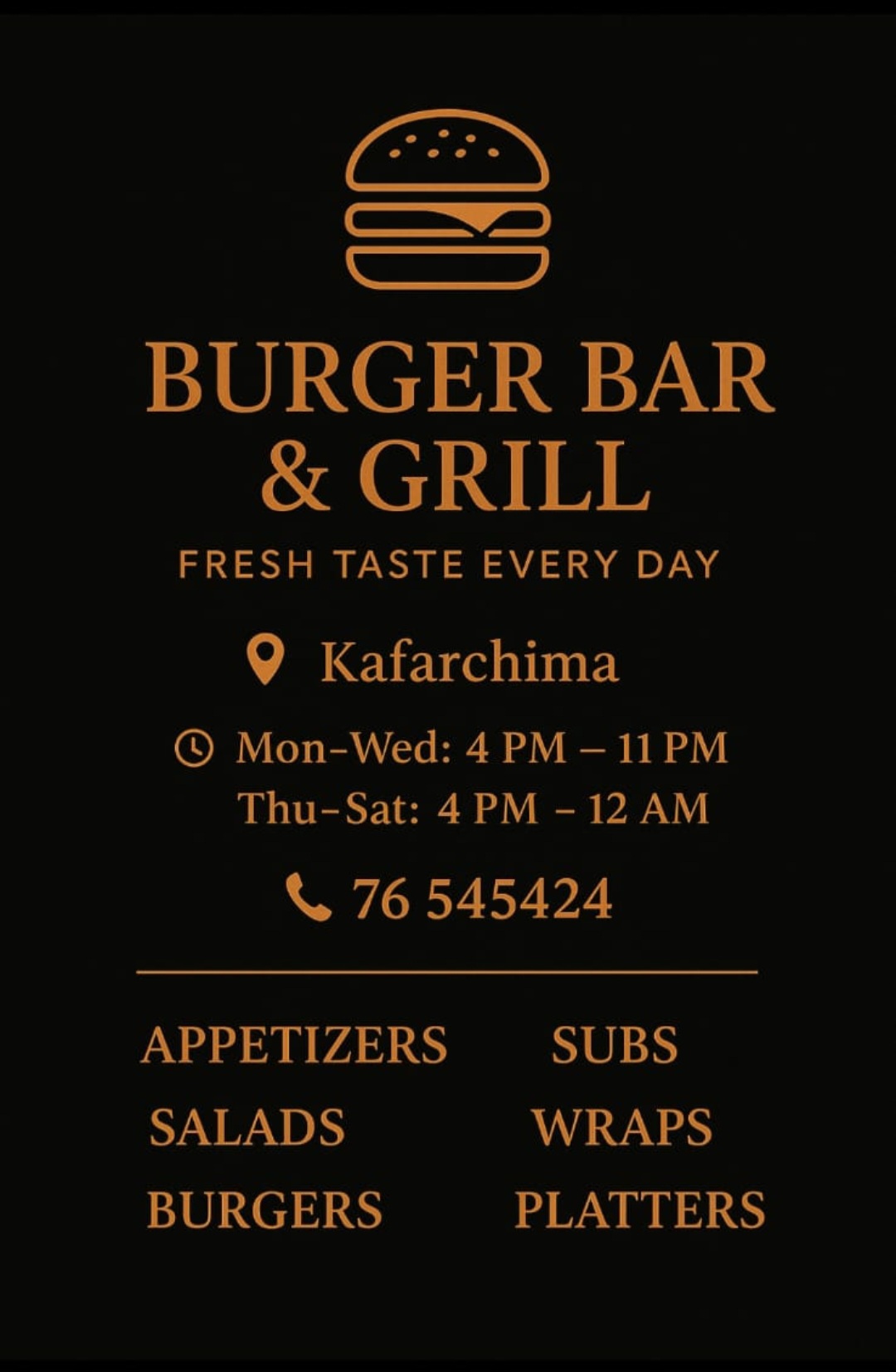 the burger bar and grill — photograph 2
