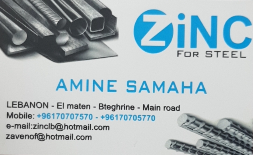 Zinc for steel