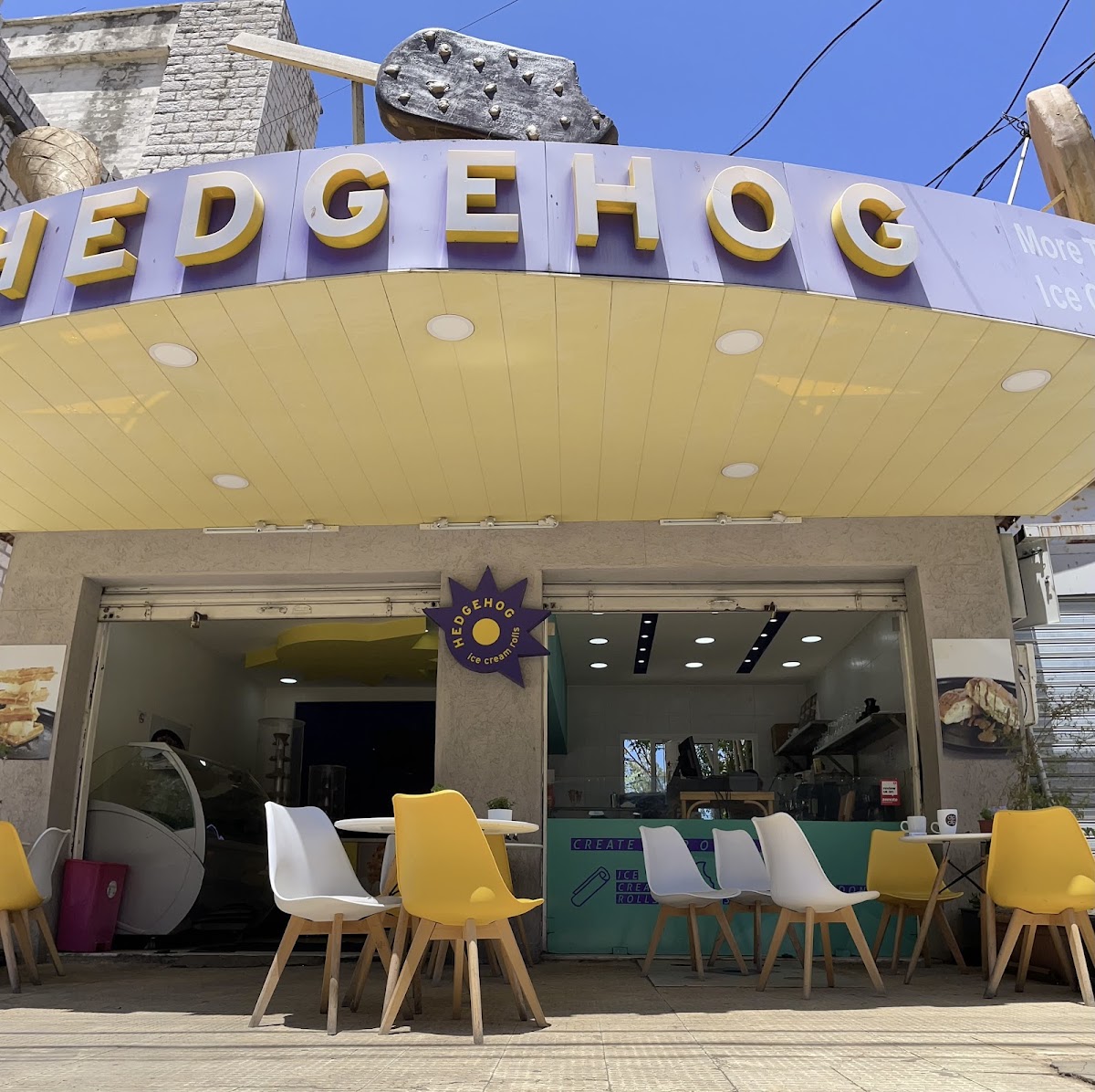 Hedgehog ice cream